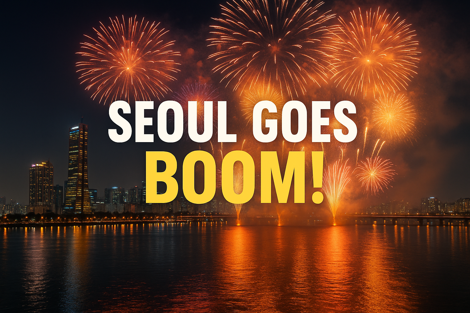Seoul’s Night Went “Boom!” — Han River Fireworks + K-Pop Moments You’ll Love