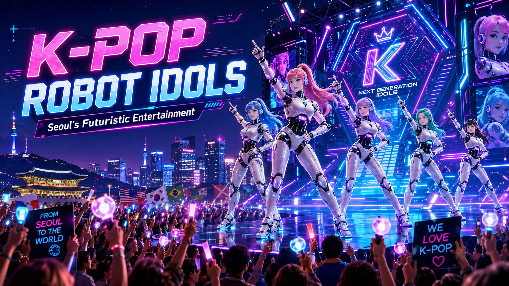 K-pop and robotics are beginning to meet on futuristic stages in Seoul. From robot dancers to AI-powered entertainment, discover how Korean entertainment may be shaping the future of global pop culture.